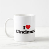 I Love Cincinnati Koffiemok (Links)