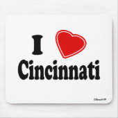 I Love Cincinnati Muismat (Voorkant)