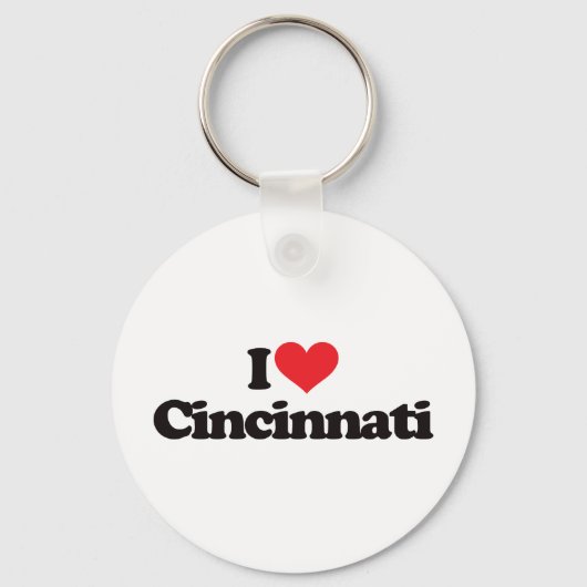 I Love Cincinnati Sleutelhanger (Voorkant)