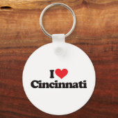 I Love Cincinnati Sleutelhanger (Voorkant)