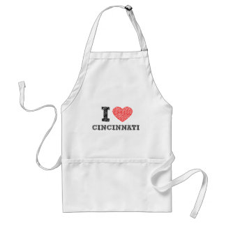 I-Love-Cincinnati Standaard Schort