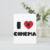 I Love Cinema Briefkaart (Staand voorkant)
