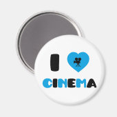 I Love Cinema Magneet (Voorkant / Achterkant)