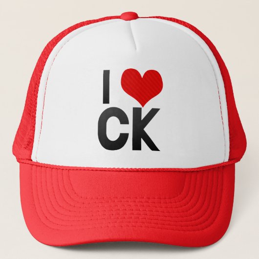 I Love CK Trucker Pet (Voorkant)