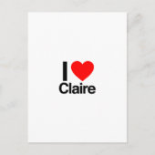 i love claire briefkaart (Voorkant)