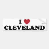 I Love Cleveland Ohio Bumpersticker (Voorkant)