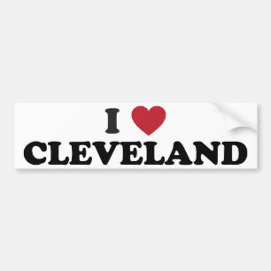 I Love Cleveland Ohio Bumpersticker