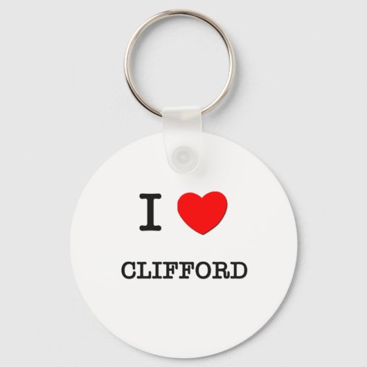 I Love Clifford Sleutelhanger (Voorkant)