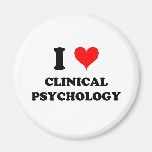 I Love Clinical Psychology Magneet (Voorkant)
