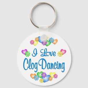 I Love Clog Dancing Sleutelhanger