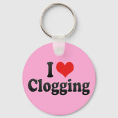 I Love Clogging Sleutelhanger (Voorkant)