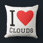 I love clouds kussen<br><div class="desc">I love clouds ,  for sky lovers</div>
