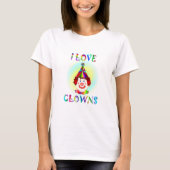 I Love Clowns T-shirt (Voorkant)