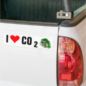 I Love CO2 Bumpersticker (Op Truck)