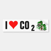 I Love CO2 Bumpersticker (Voorkant)