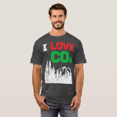 I Love CO2 Diesel klimaatverandering grappig cadea T-shirt (Voorkant volledig)