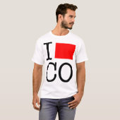 I Love CO Colorado T-Shirt (Voorkant volledig)