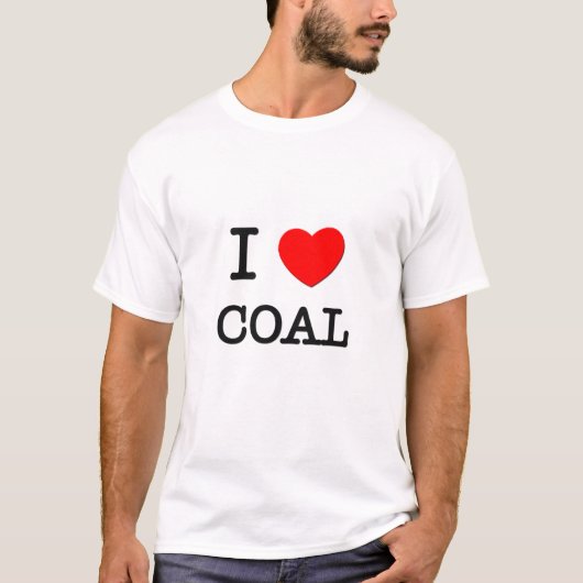 I Love Coal T-shirt (Voorkant)