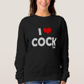 I Love Cocktails Drink Pun I Heart Cocktails Trui