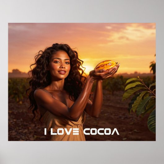 I LOVE COCOA POSTER (Voorkant)