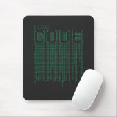 I Love Code Muismat (Met muis)