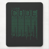 I Love Code Muismat (Voorkant)