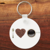 I Love Coffee 01 Sleutelhanger (Voorkant)