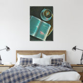 I love coffee and books canvas afdruk (Insitu (Slaapkamer))