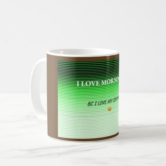 I love coffee busy day mug koffiemok (Voorkant links)