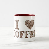 I Love Coffee Coffee Mok (Center)