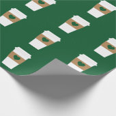 I Love Coffee Disposable Coffee Cup Cadeaupapier (Hoek)