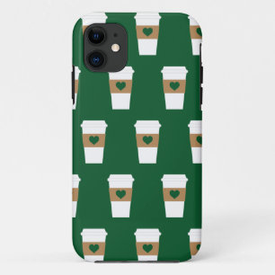 I Love Coffee Disposable Coffee Cup Case-Mate iPhone Case