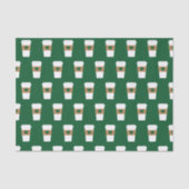 I Love Coffee Disposable Coffee Cup Tissuepapier (Voorkant)