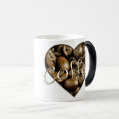 I Love Coffee Heart Magische Mok (Voorkant rechts)