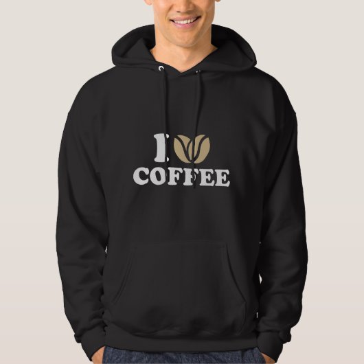 I love coffee hoodie (Voorkant)