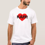 I Love Coffee - Kaffi T-shirt (Voorkant)