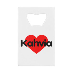 I Love Coffee - Kahvia Finland Creditkaart Flessenopener