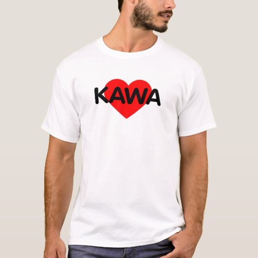 I Love Coffee - Kawa Poland T-shirt (Voorkant)