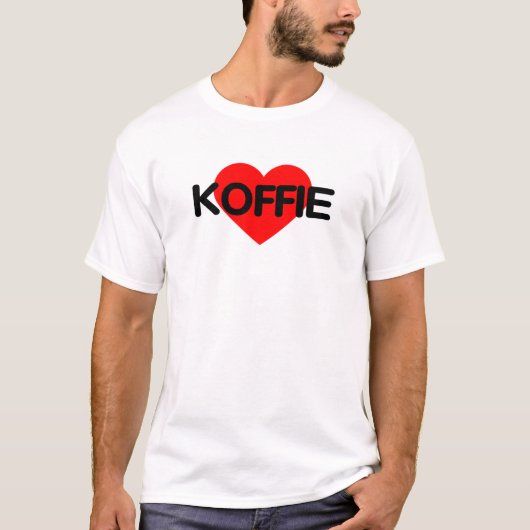 I Love Coffee - Koffie Netherlands T-shirt (Voorkant)