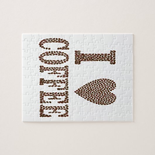 I Love Coffee Legpuzzel (Horizontaal)