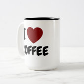 I Love Coffee Mok (Voorkant links)