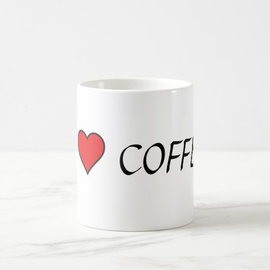 ~I Love Coffee~ MOK, CUSTOMIZE IT! Koffiemok (Center)