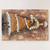 I Love Coffee Puzzle with Lady Grinds Coffee Legpuzzel (Horizontaal)