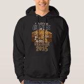 I love coffee since 2015 hoodie (Voorkant)