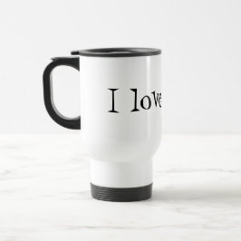 I Love Coffee - Travel Mug Reisbeker