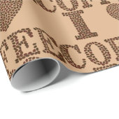 I Love Coffee Wrapping Paper Cadeaupapier (Rol Hoek)