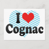 I Love Cognac Briefkaart (Voorkant)