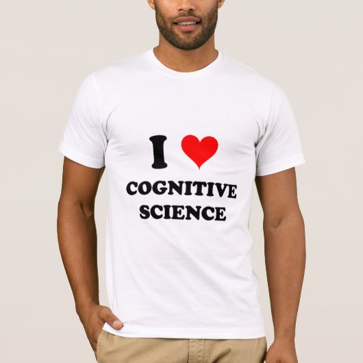 I Love Cognitive Science T-shirt (Voorkant)