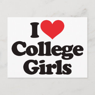 I Love College Girls Briefkaart