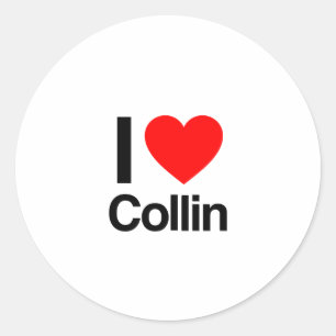 i love collin ronde sticker